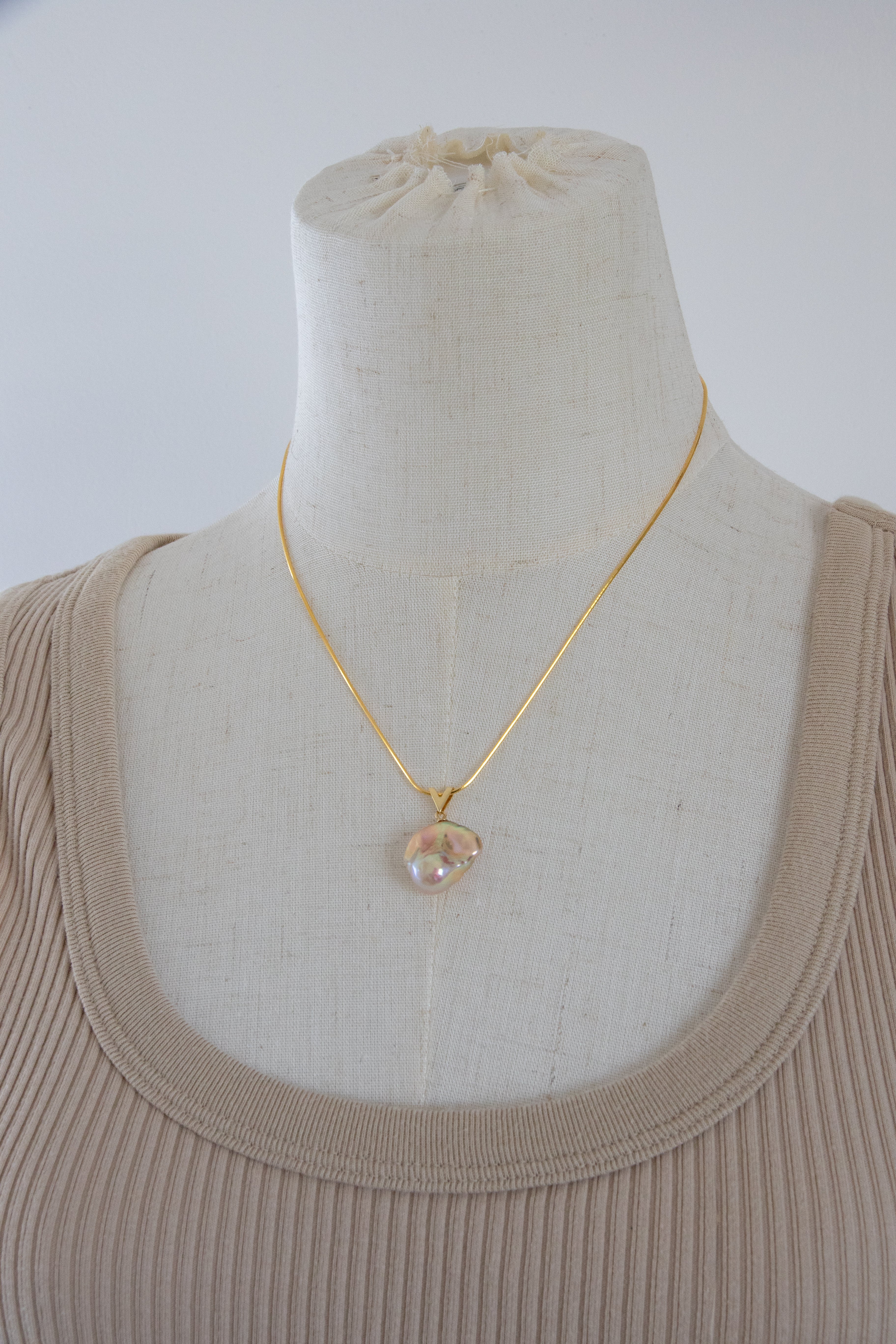 Splendid childhood dream-TOP excellent level baroque pearl necklace