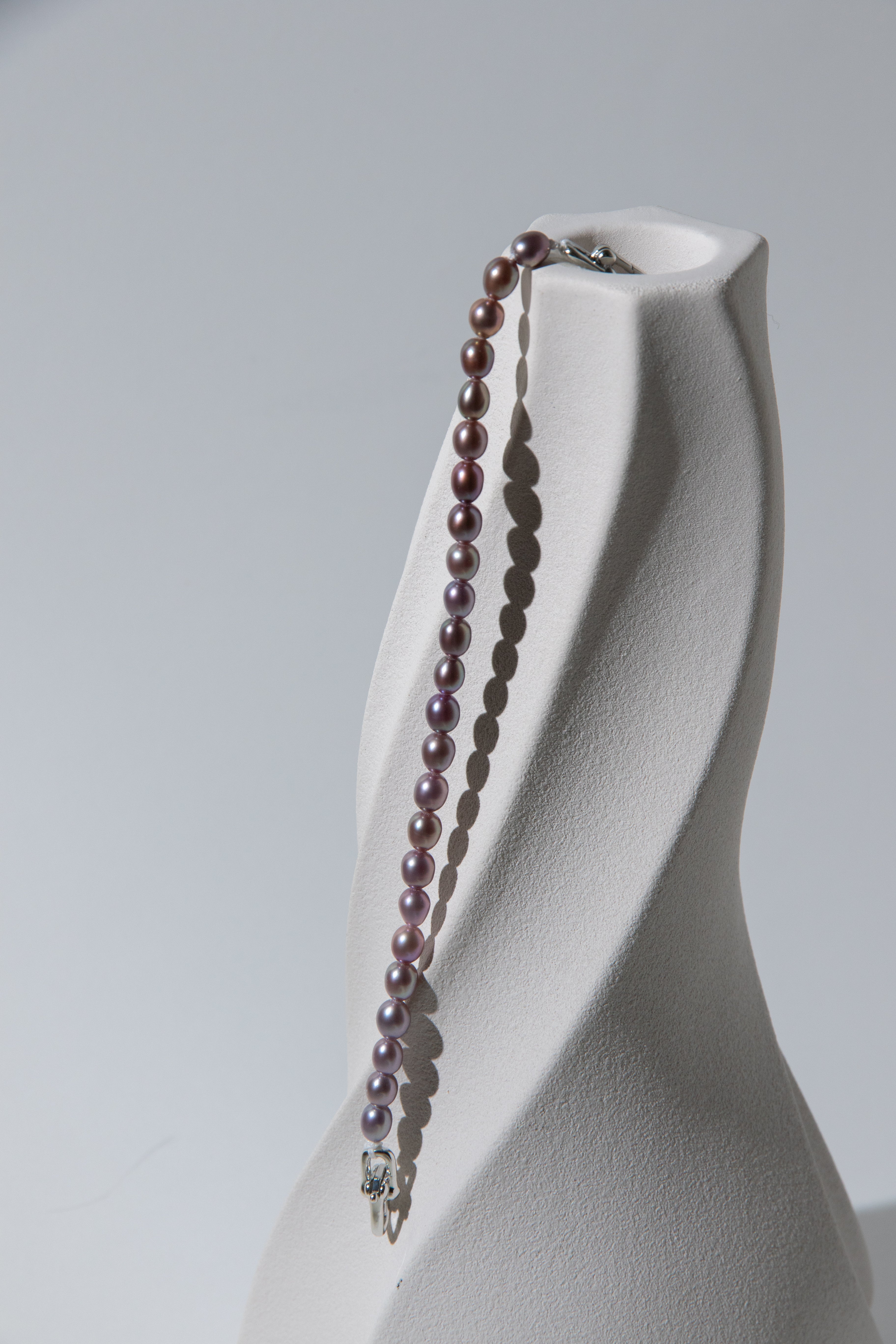 rice pearl bracelets-candy or lilac?