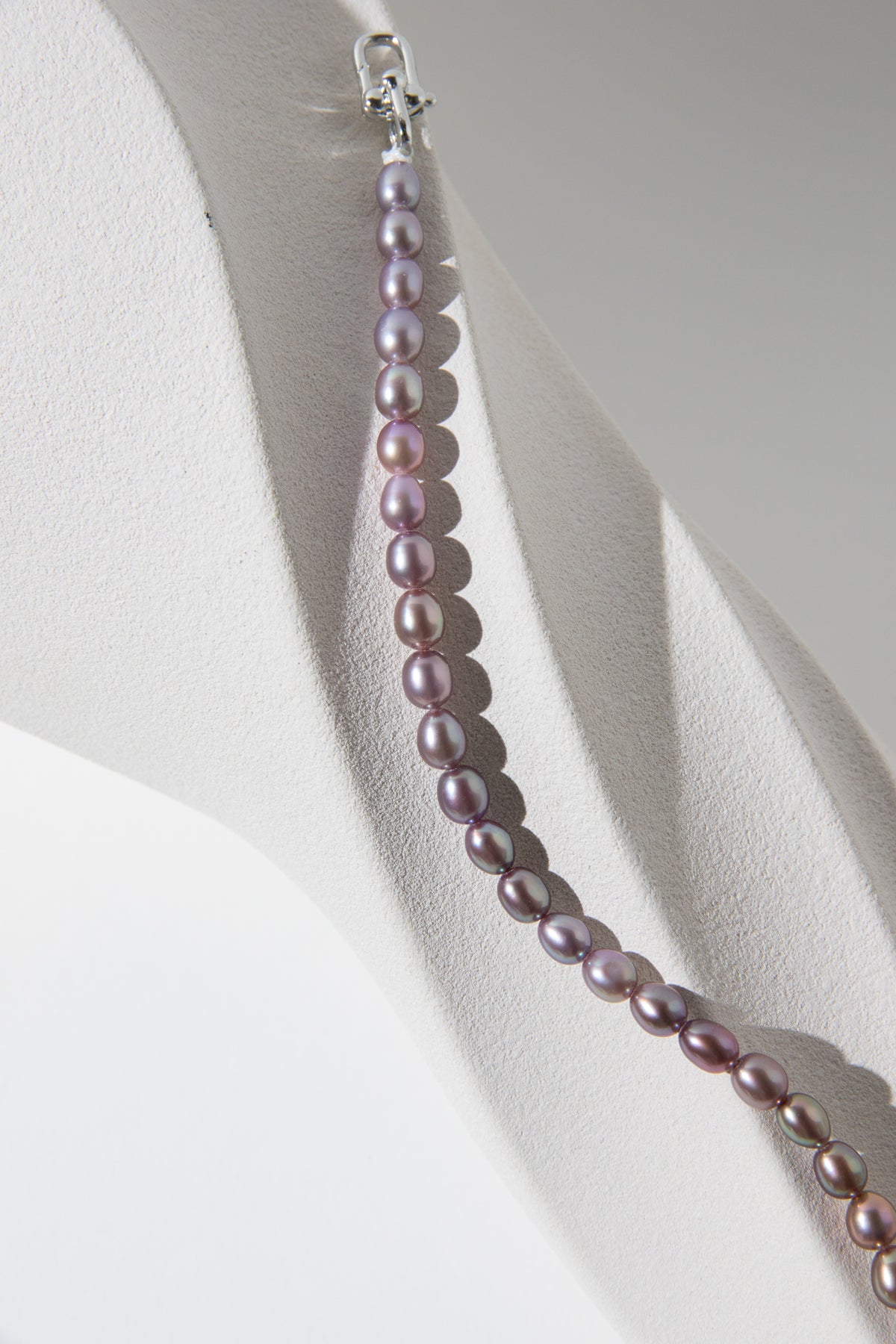 rice pearl bracelets-candy or lilac?