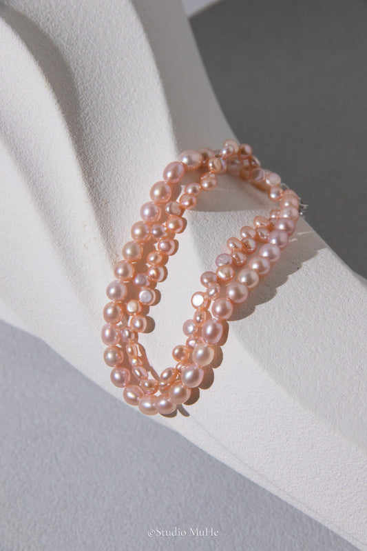 Round mixed Floral bracelet