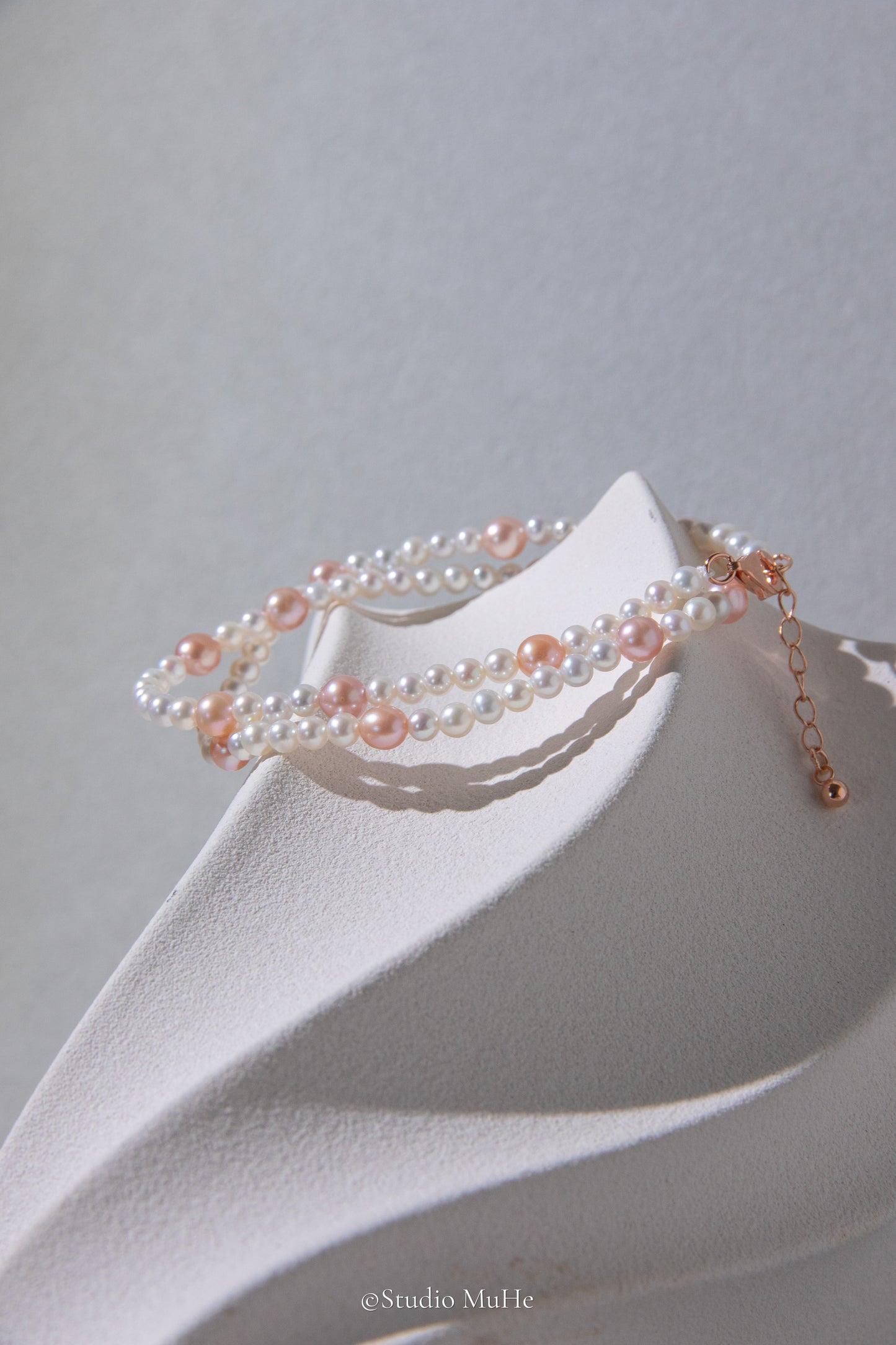 Pink Candy double layered bracelet