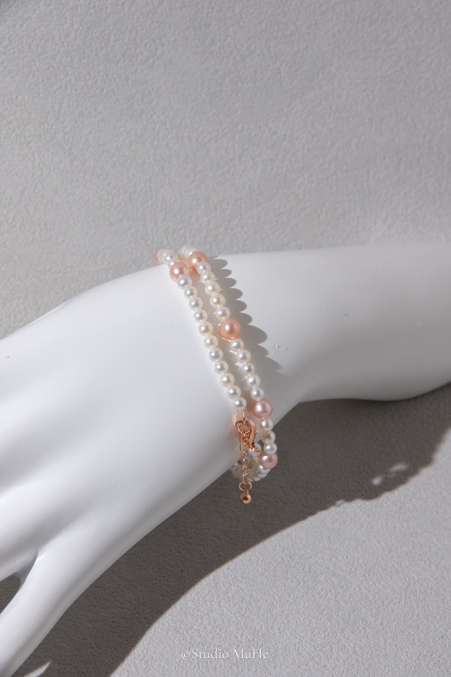 Pink Candy double layered bracelet