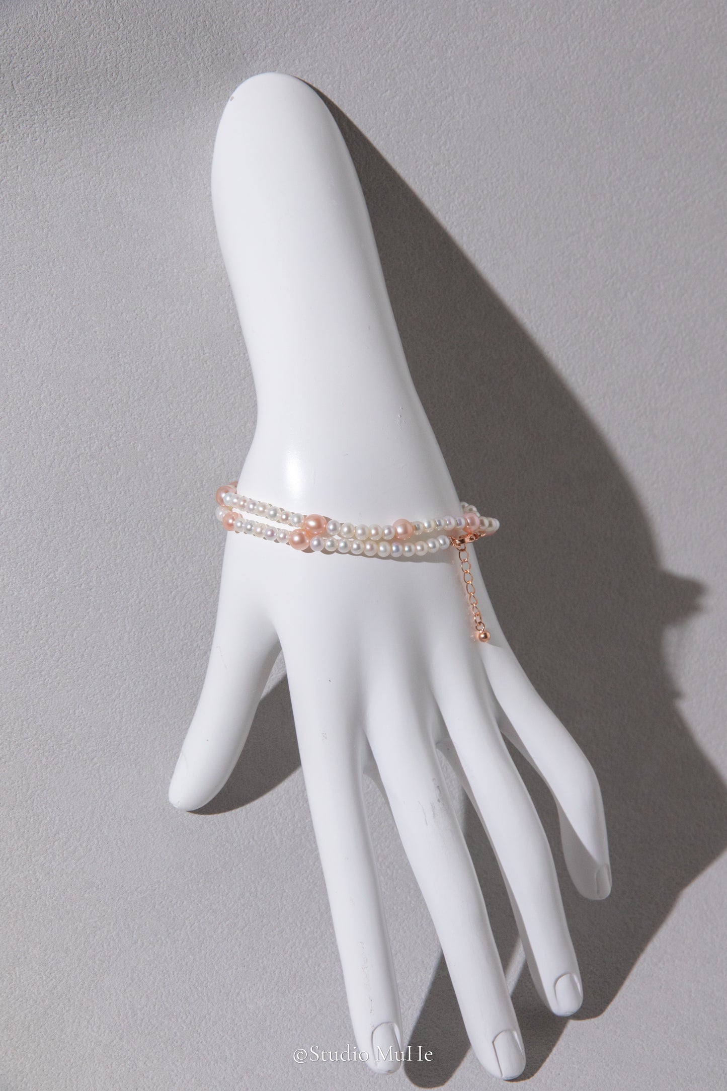 Pink Candy double layered bracelet