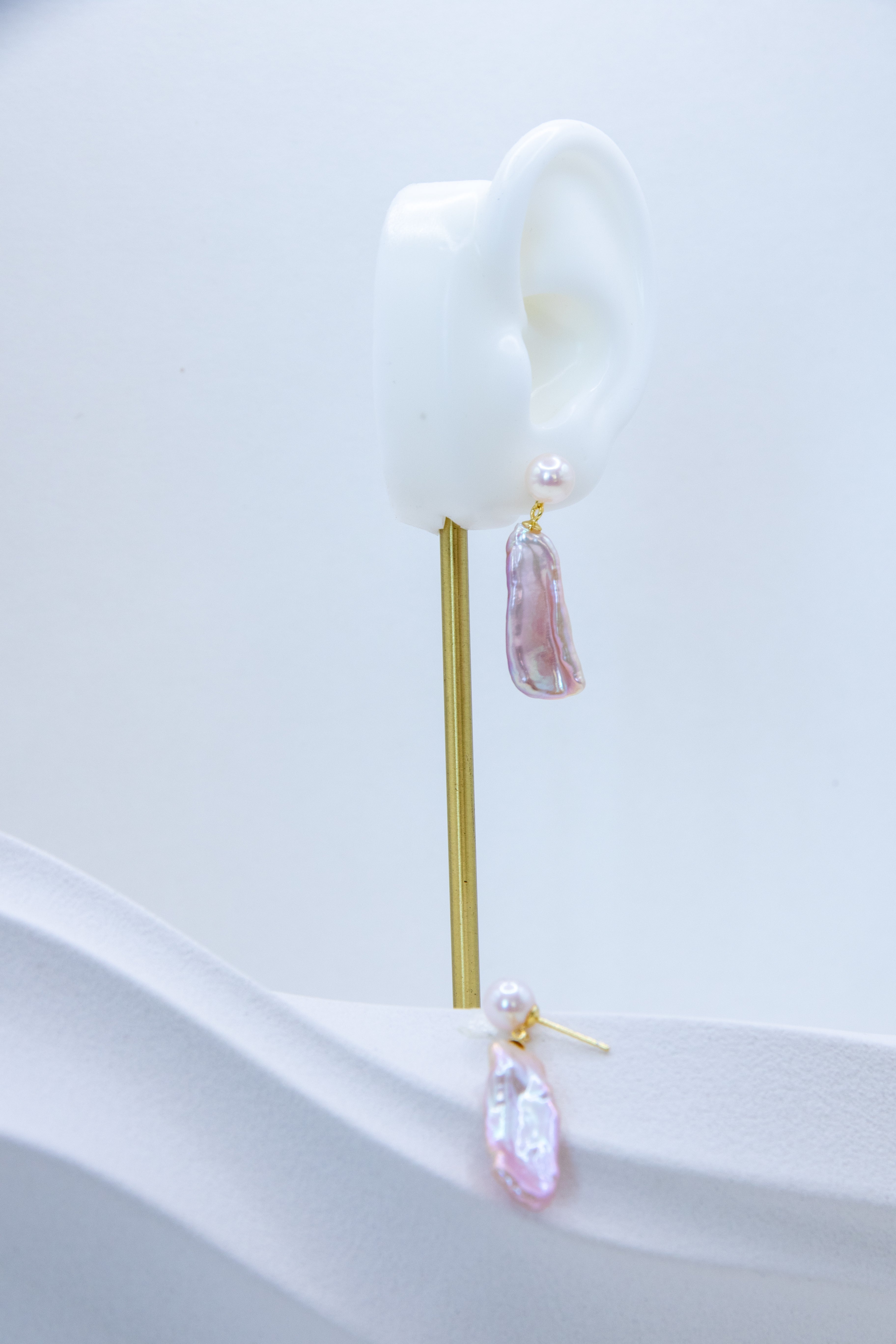 Pink Pipa Earrings