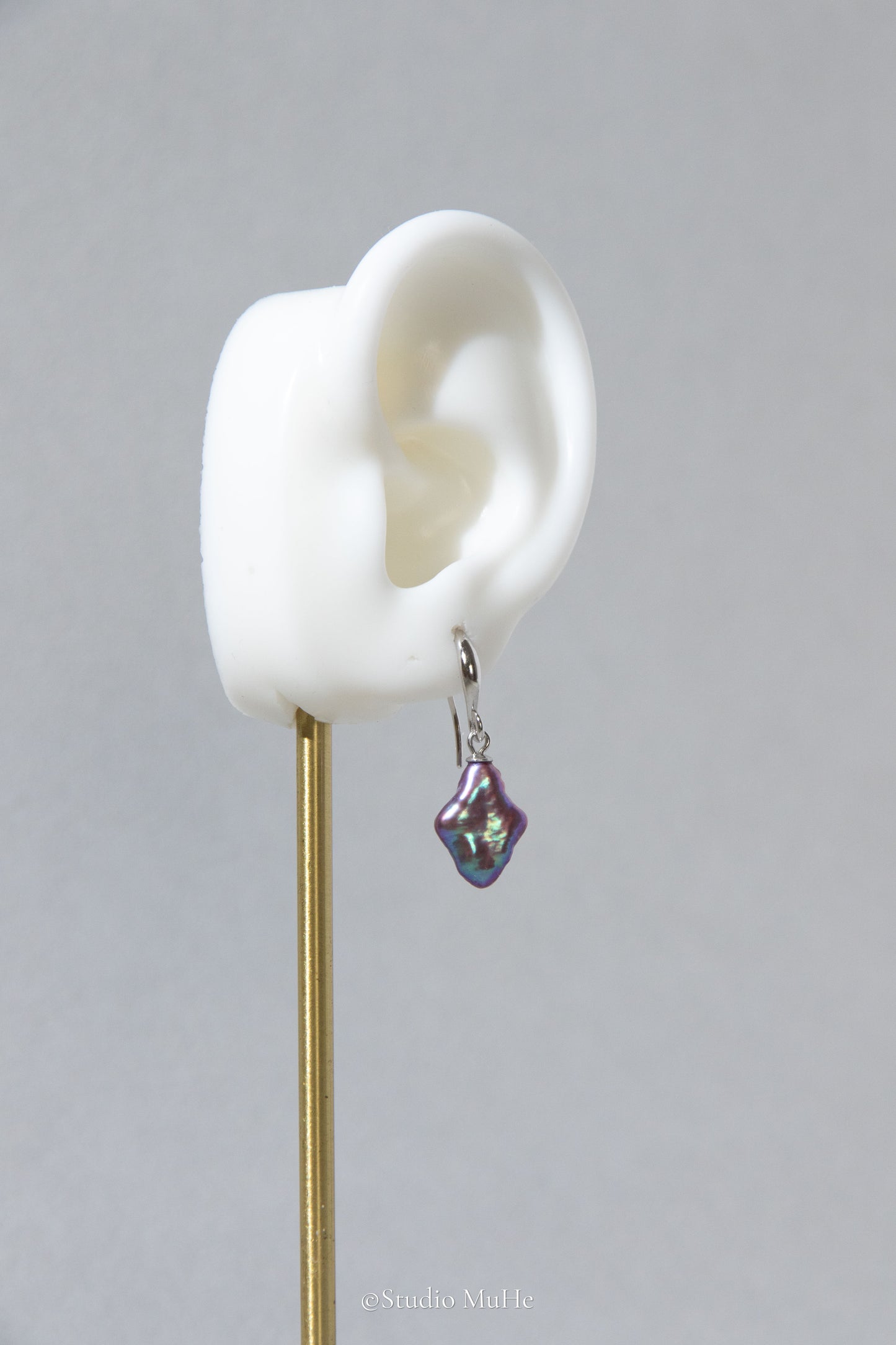 Dancing polar star earrings