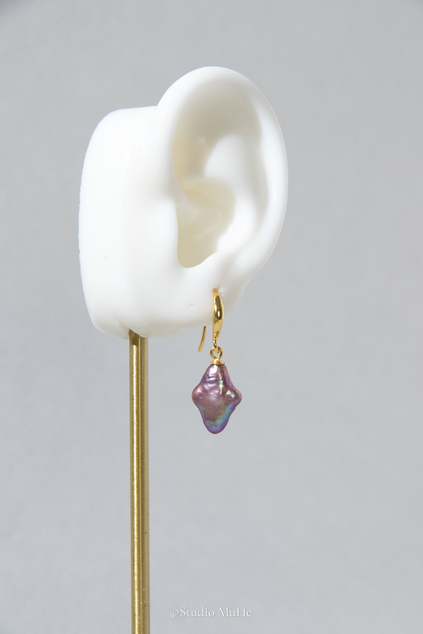 Dancing polar star earrings