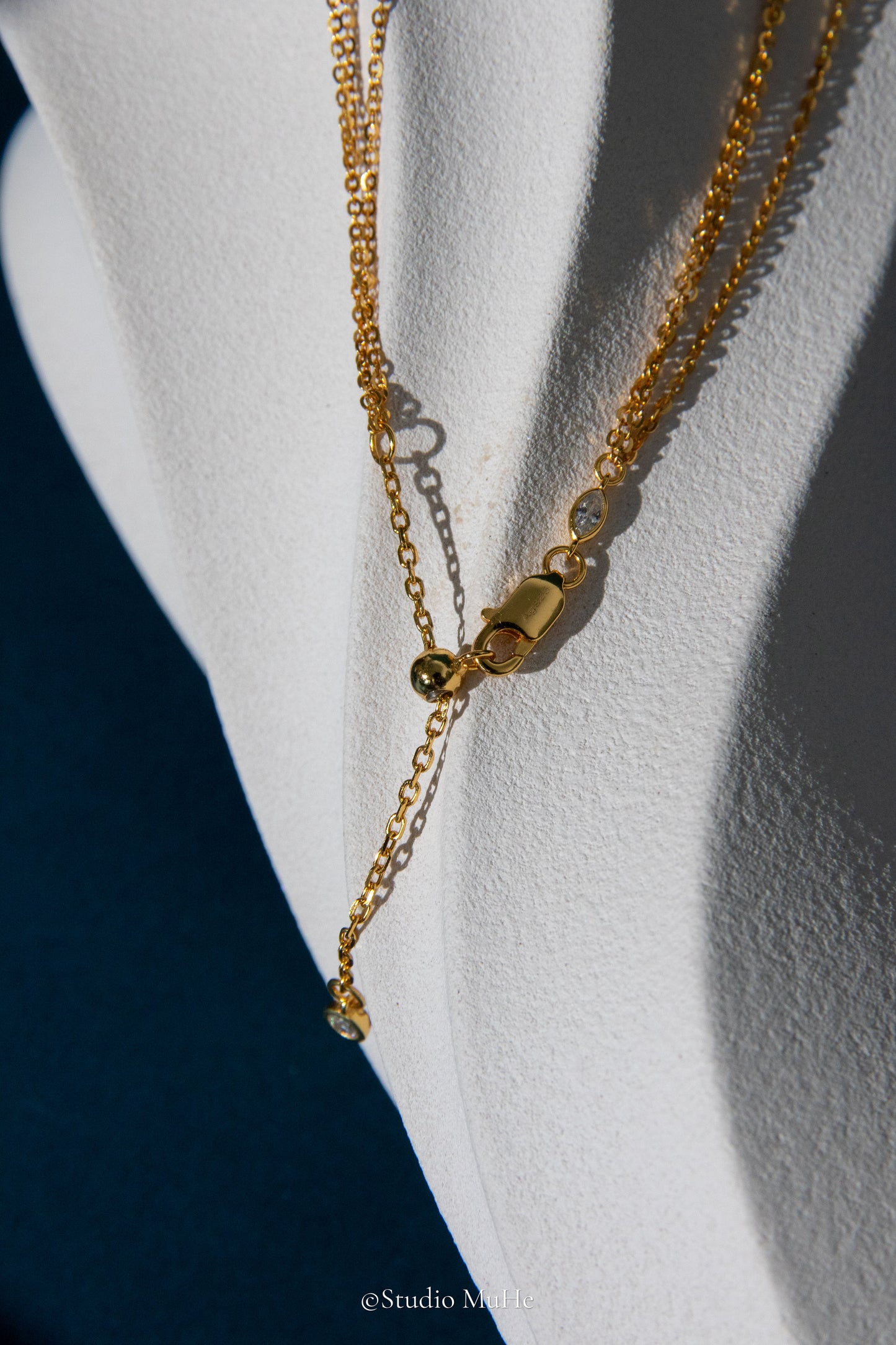Mythical Starry Night-fine silver necklace
