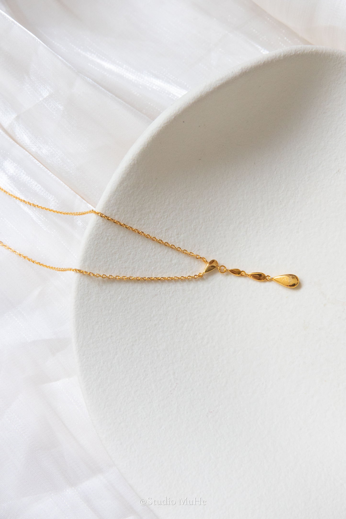 Gold-Plated solid silver Slim Chain Necklace – Minimalist Everyday Essential