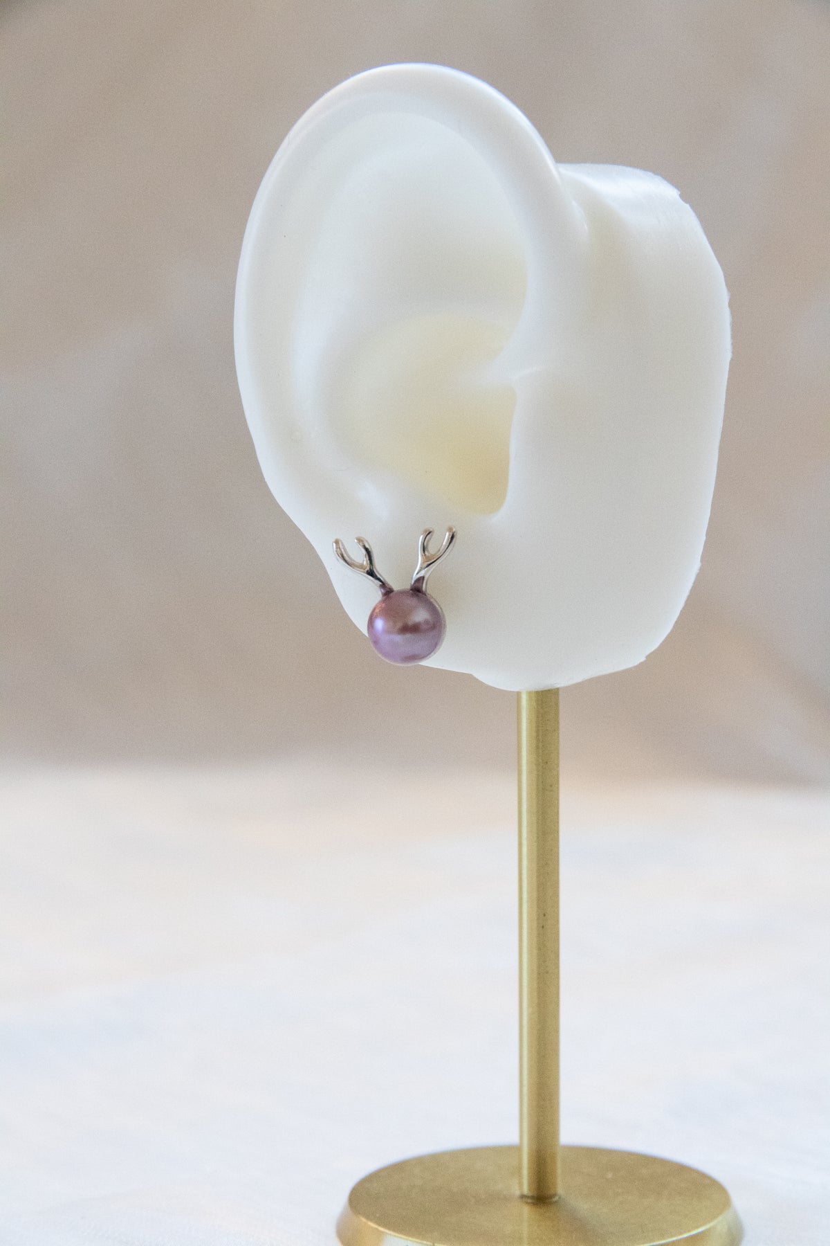 Reindeer Pearl Studs – Perfect for Christmas