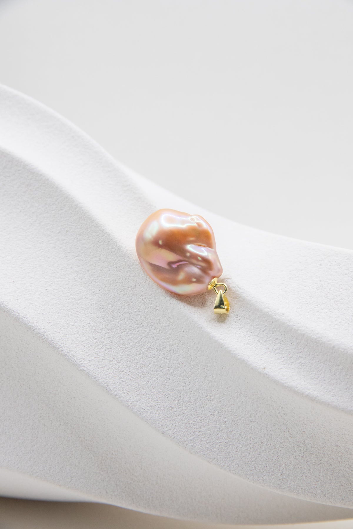 "Golden Jellyfish" Baroque Pearl Pendant