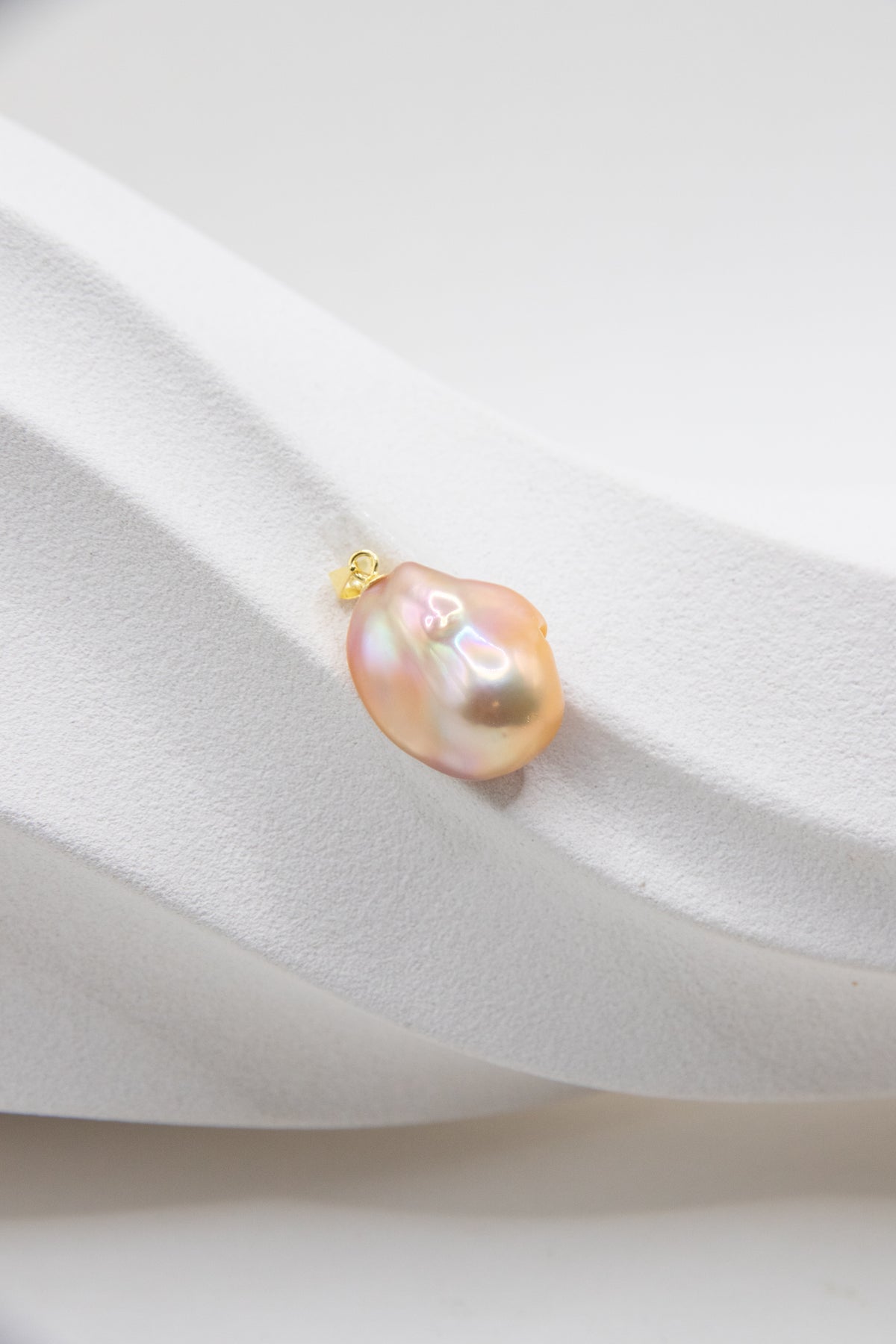 "Golden Jellyfish" Baroque Pearl Pendant