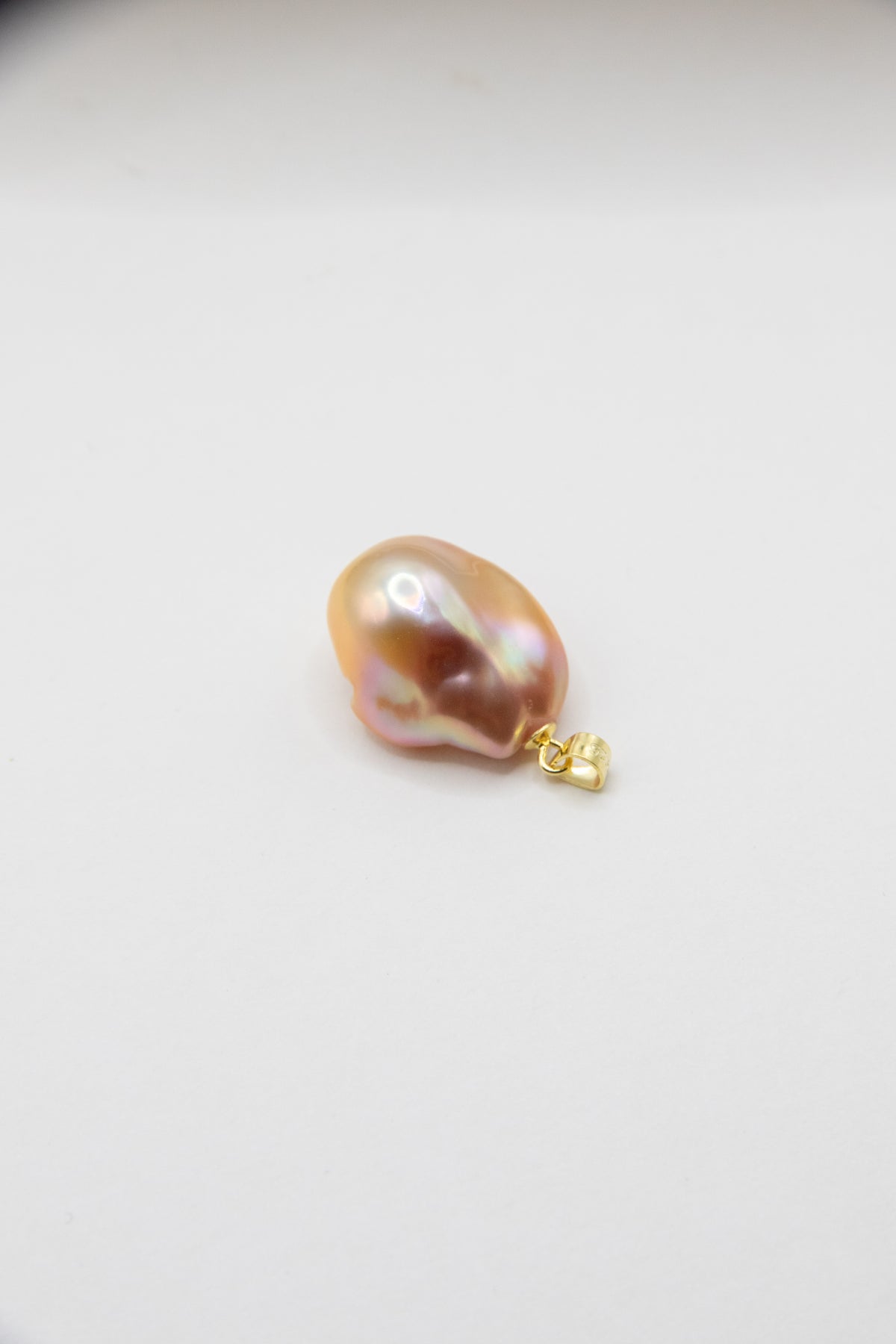 "Golden Jellyfish" Baroque Pearl Pendant