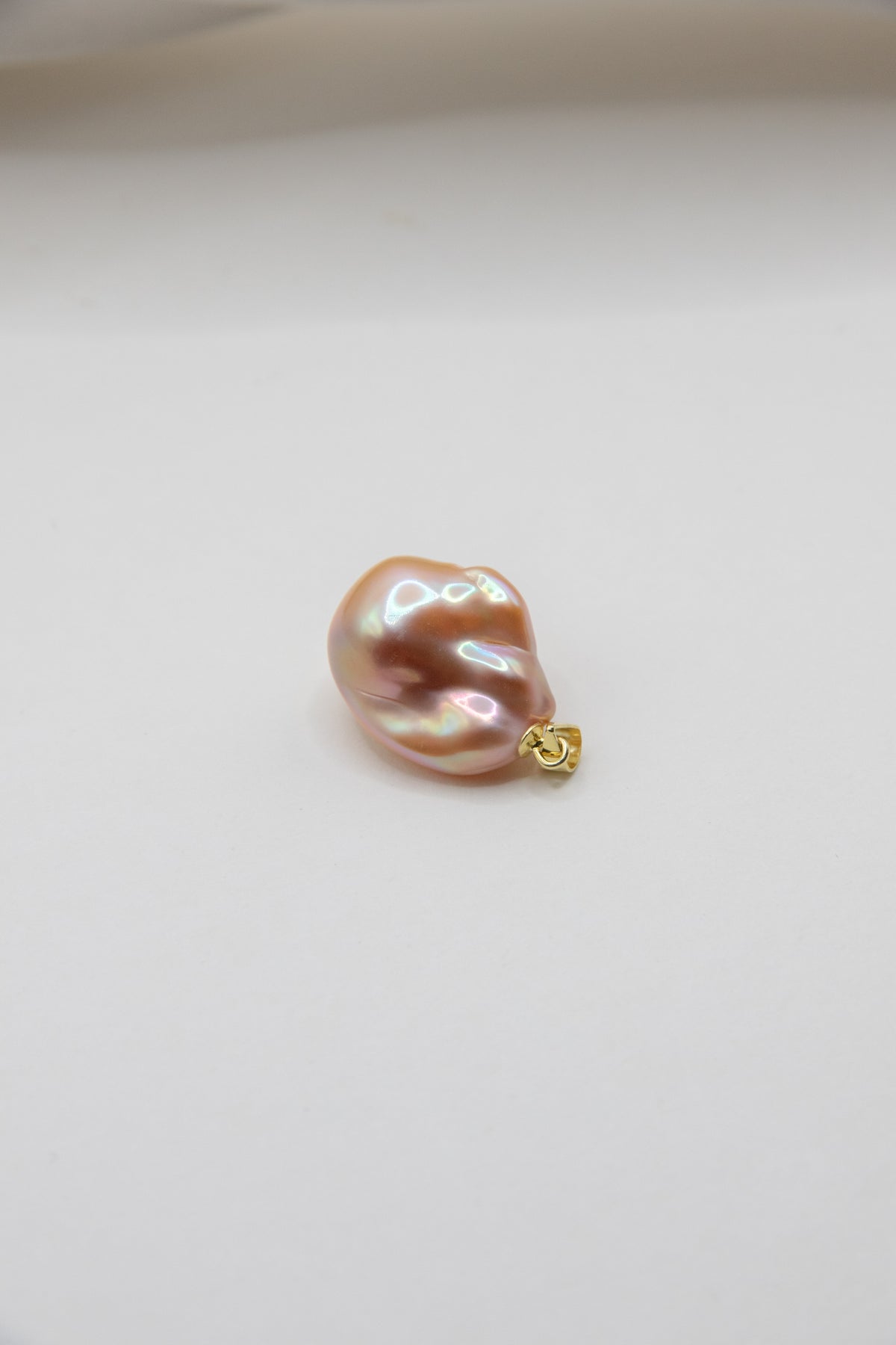 "Golden Jellyfish" Baroque Pearl Pendant
