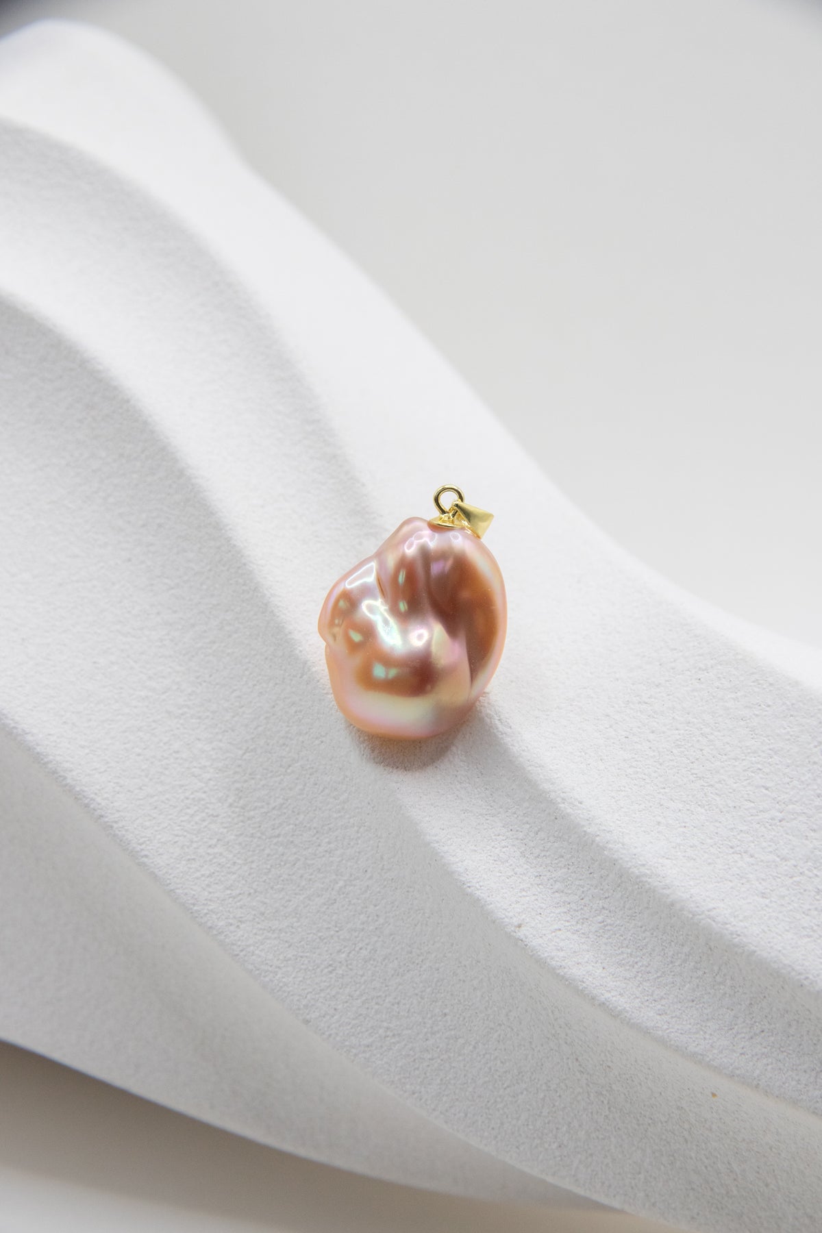 "Golden Jellyfish" Baroque Pearl Pendant
