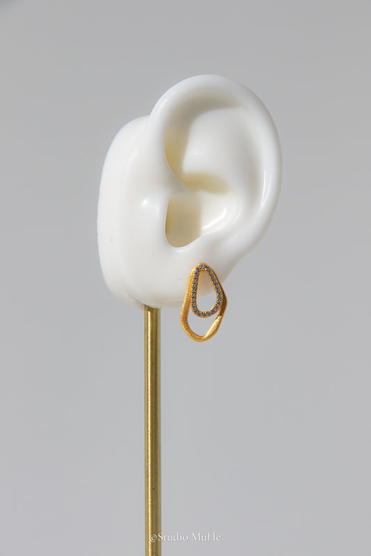 Golden Layers — Detachable Gold-Plated Sterling Silver Earring Jackets