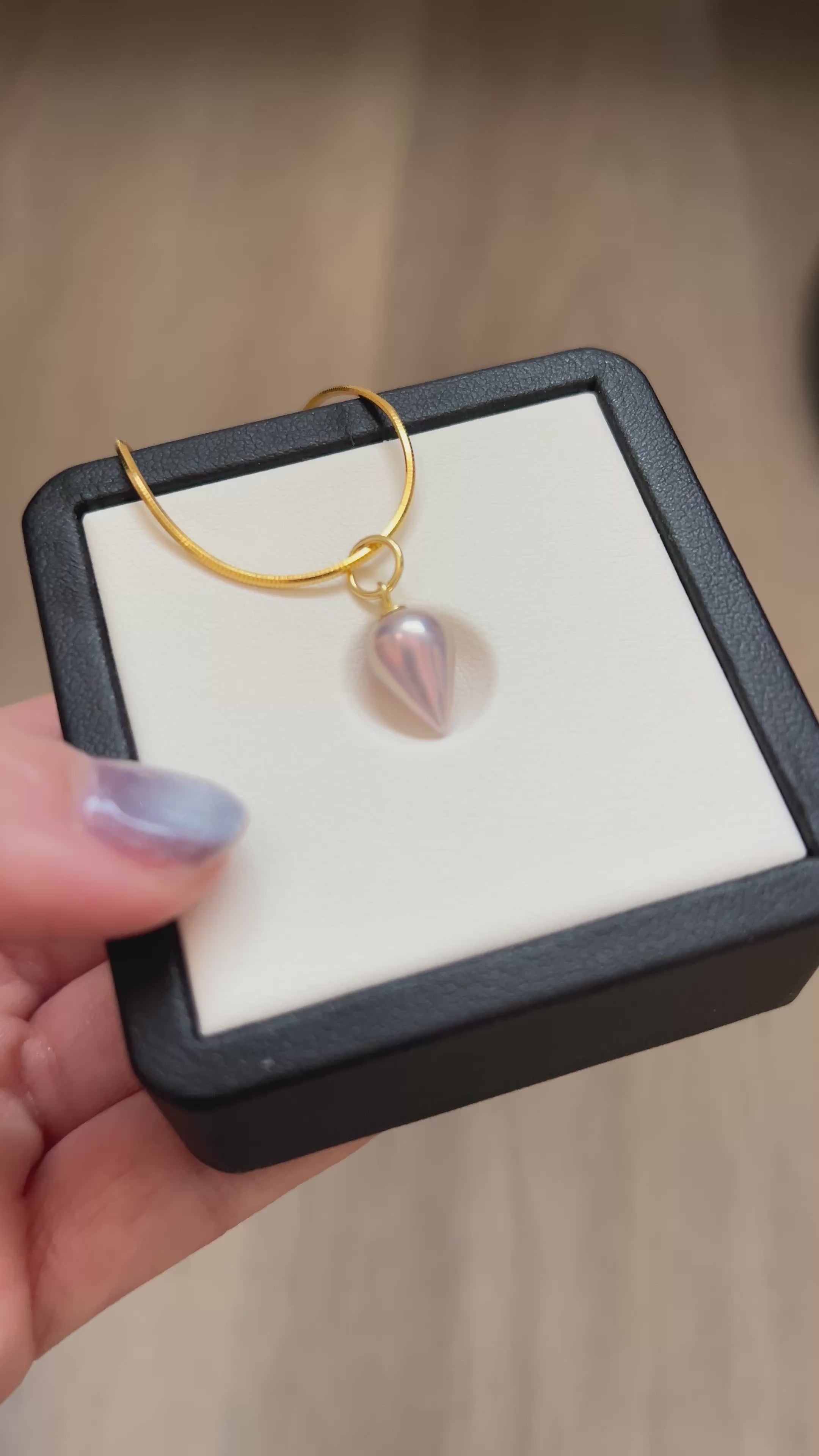 Anju’s excellent level spike pearl necklace