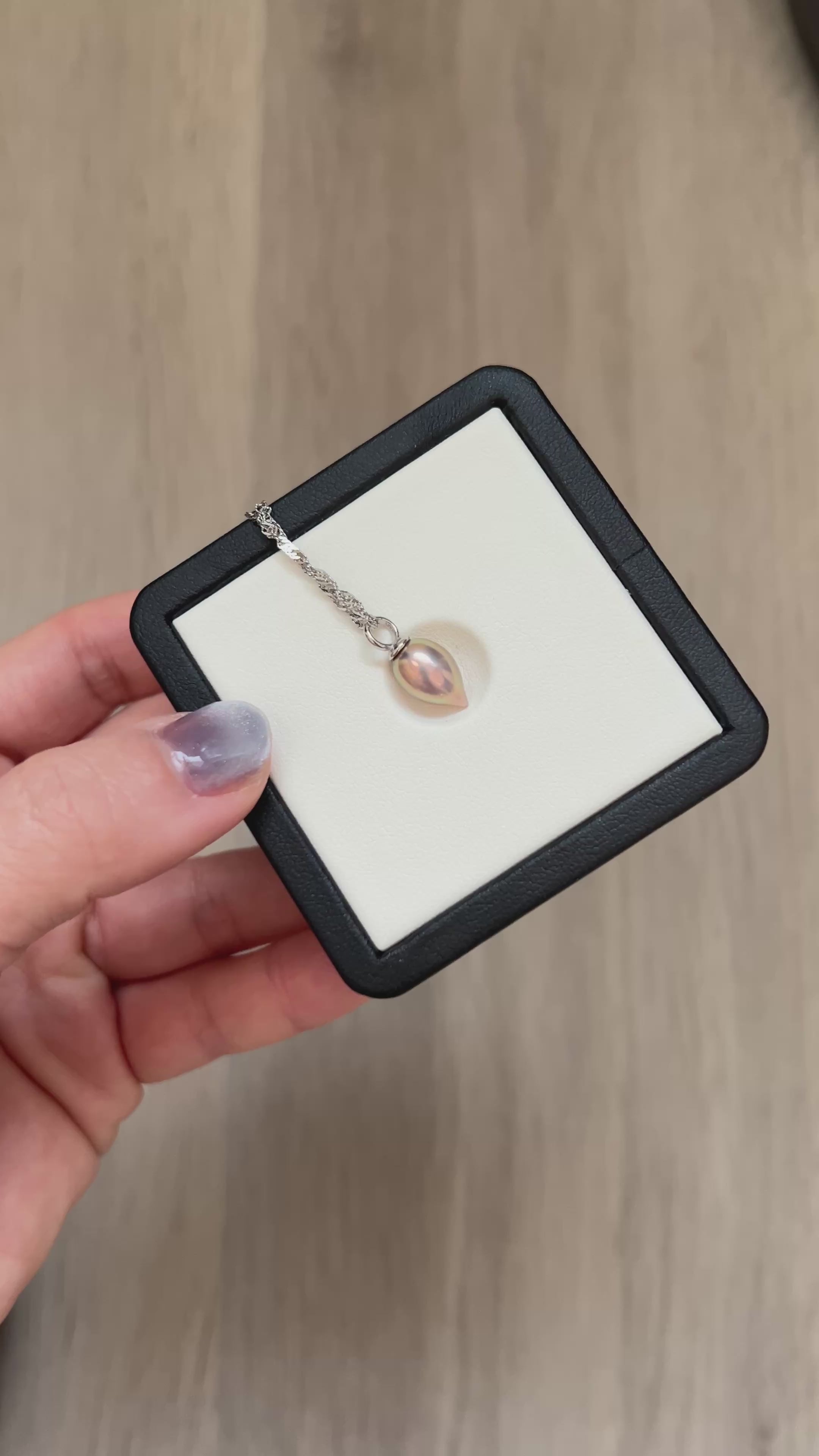 excellent level daily drop pearl-Upside Down Drop